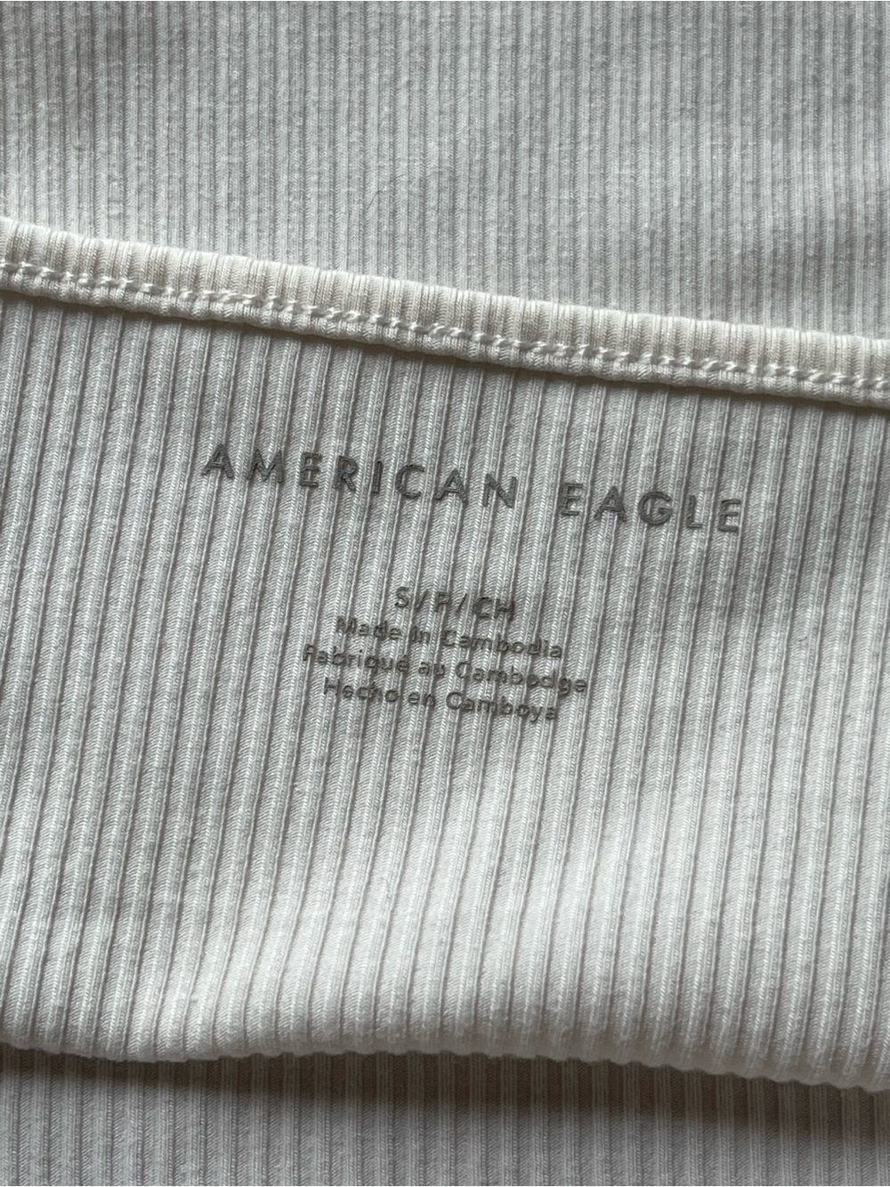 AE Ribbed Crop Cami - Picture 3 of 5